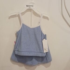90 Degrees By Reflex Girls 2 Piece Towel Terry Sunkiss Cami & Skort